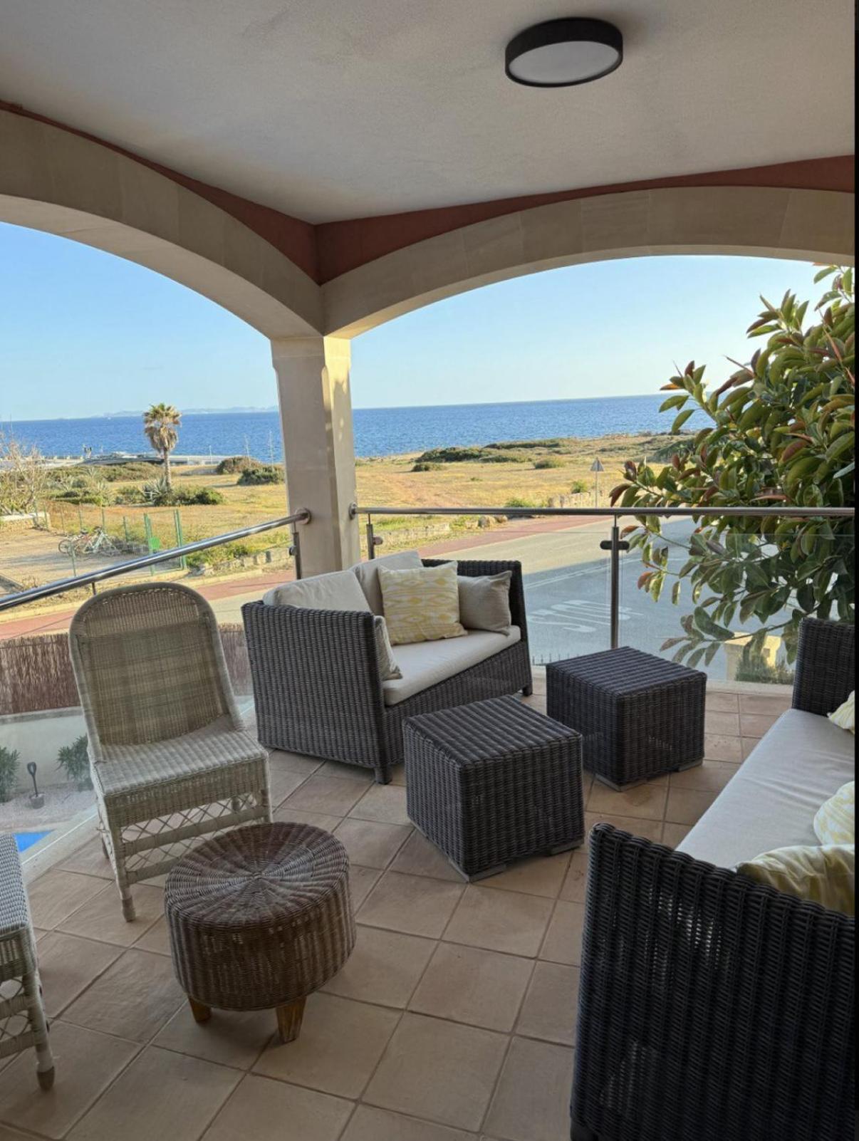 Mallorca Finca Haus Mit Pool Direkt Am Meer Es Trenc, Bootstour Moeglich סה רפיטה מראה חיצוני תמונה