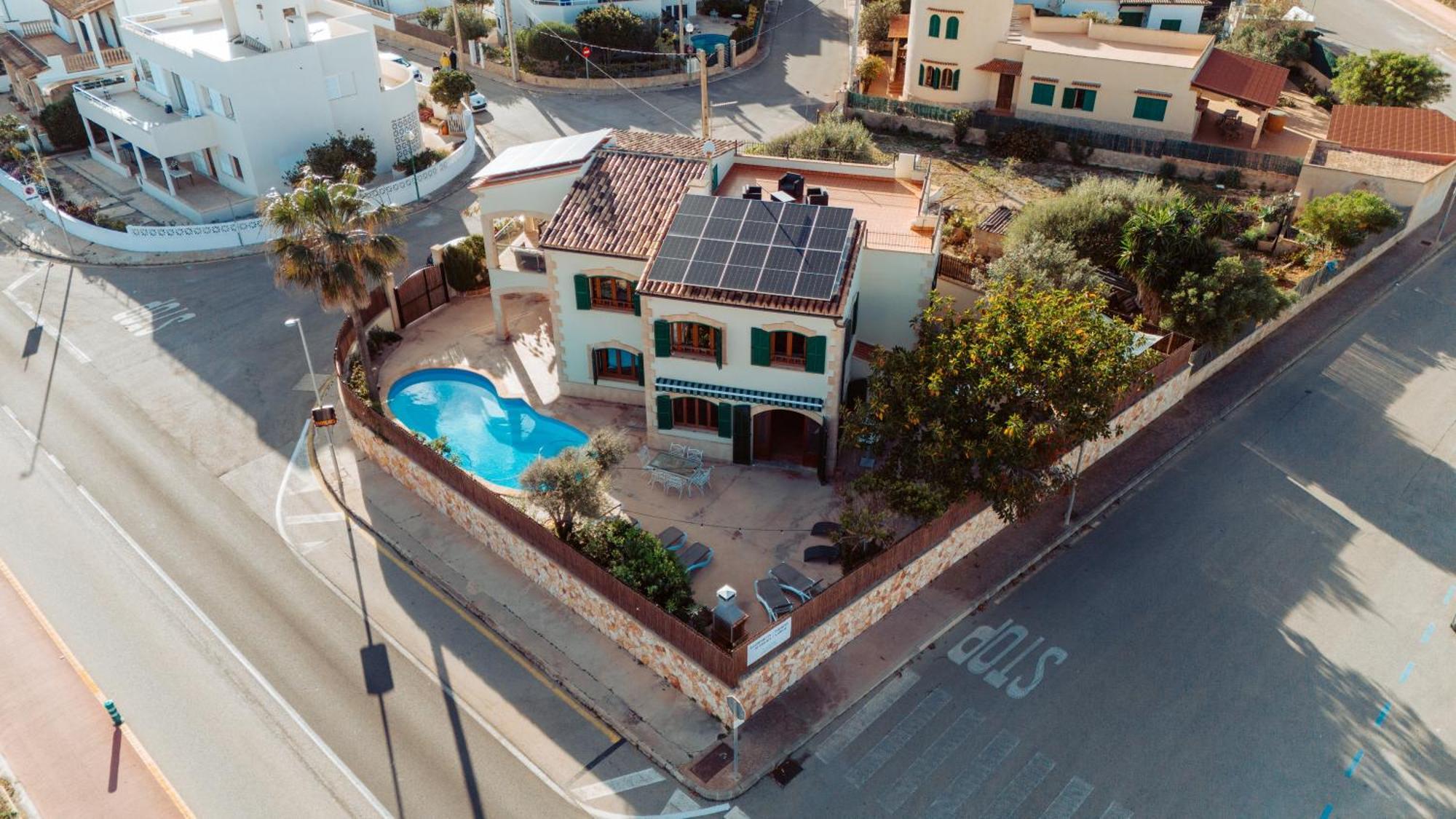 Mallorca Finca Haus Mit Pool Direkt Am Meer Es Trenc, Bootstour Moeglich סה רפיטה מראה חיצוני תמונה