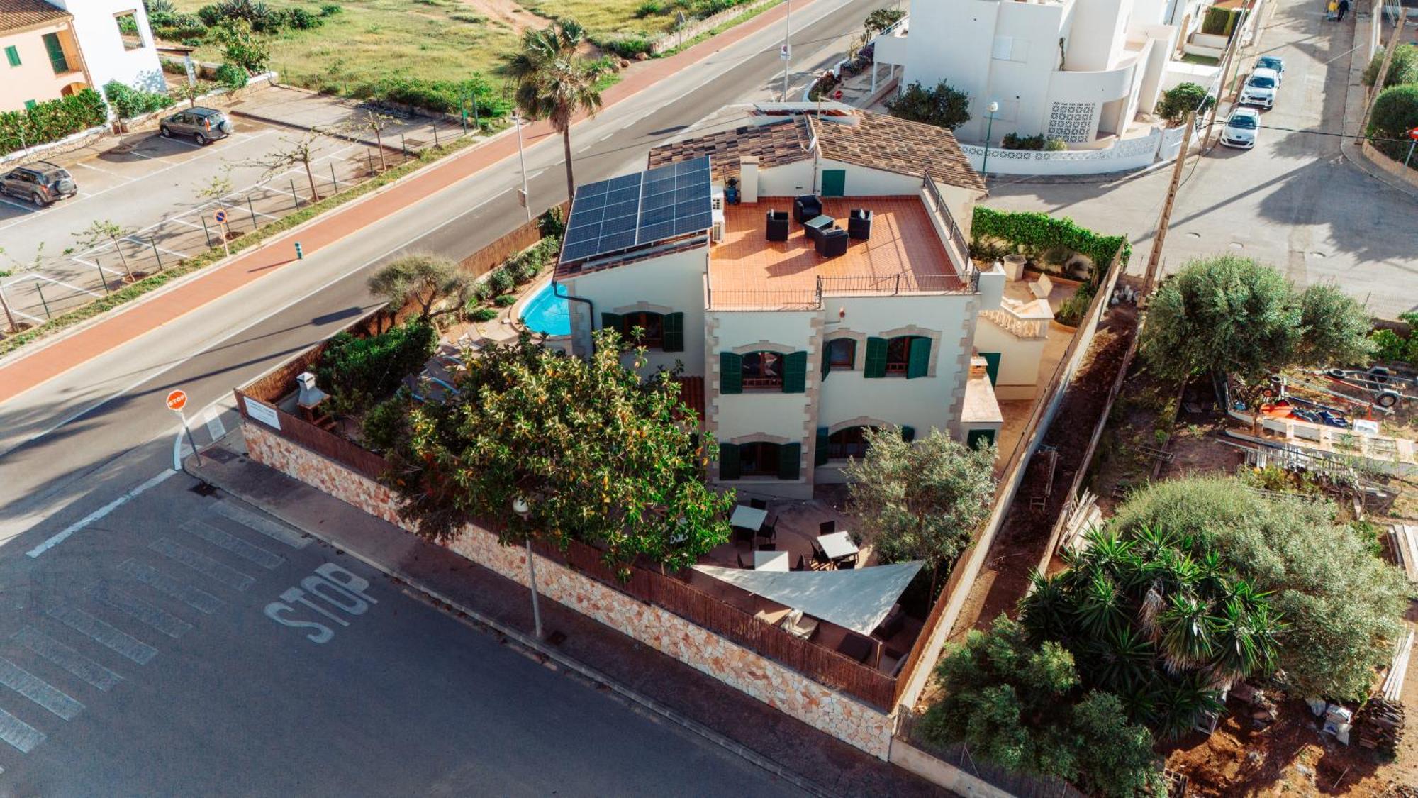 Mallorca Finca Haus Mit Pool Direkt Am Meer Es Trenc, Bootstour Moeglich סה רפיטה מראה חיצוני תמונה