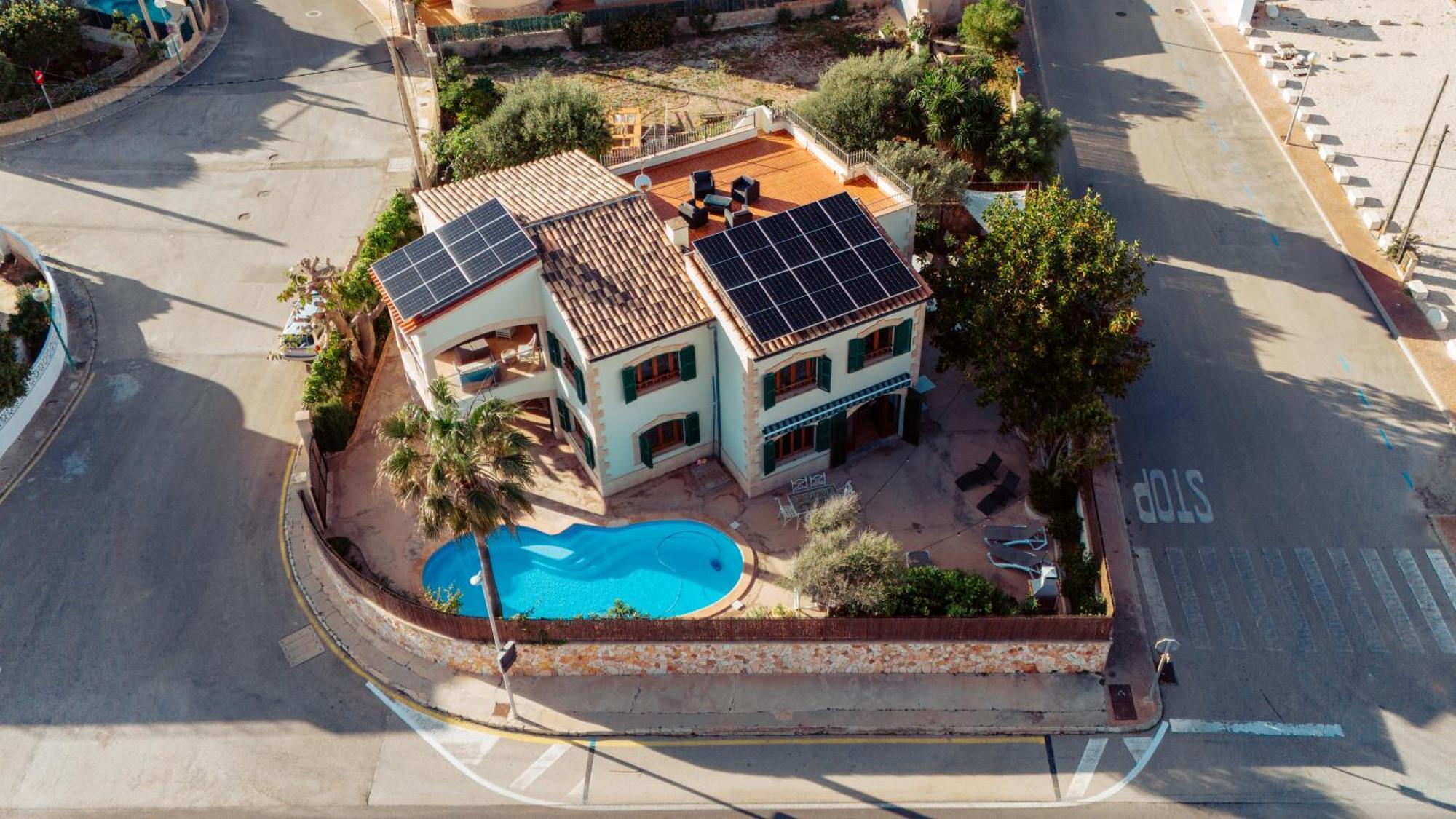 Mallorca Finca Haus Mit Pool Direkt Am Meer Es Trenc, Bootstour Moeglich סה רפיטה מראה חיצוני תמונה