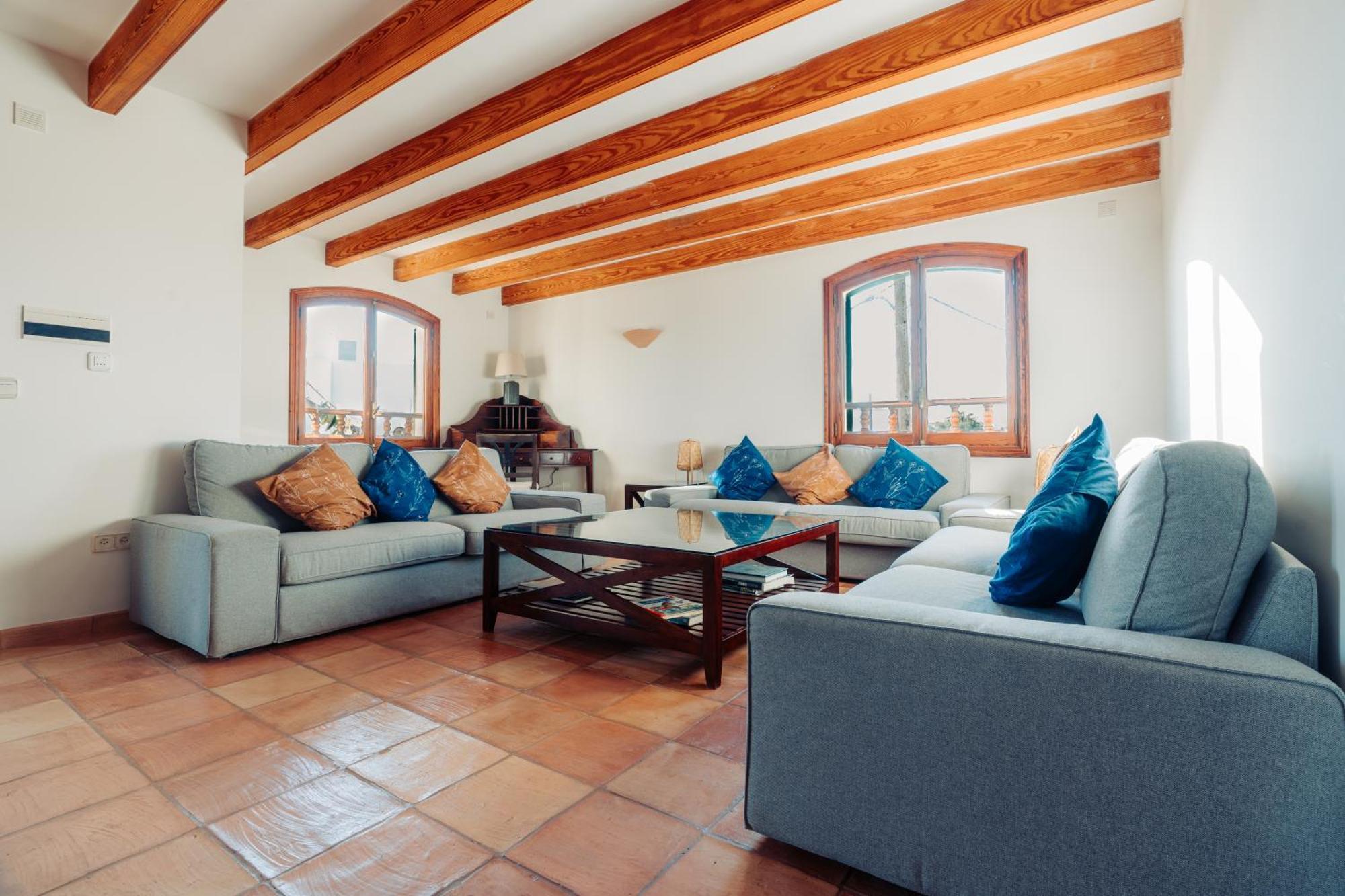 Mallorca Finca Haus Mit Pool Direkt Am Meer Es Trenc, Bootstour Moeglich סה רפיטה מראה חיצוני תמונה