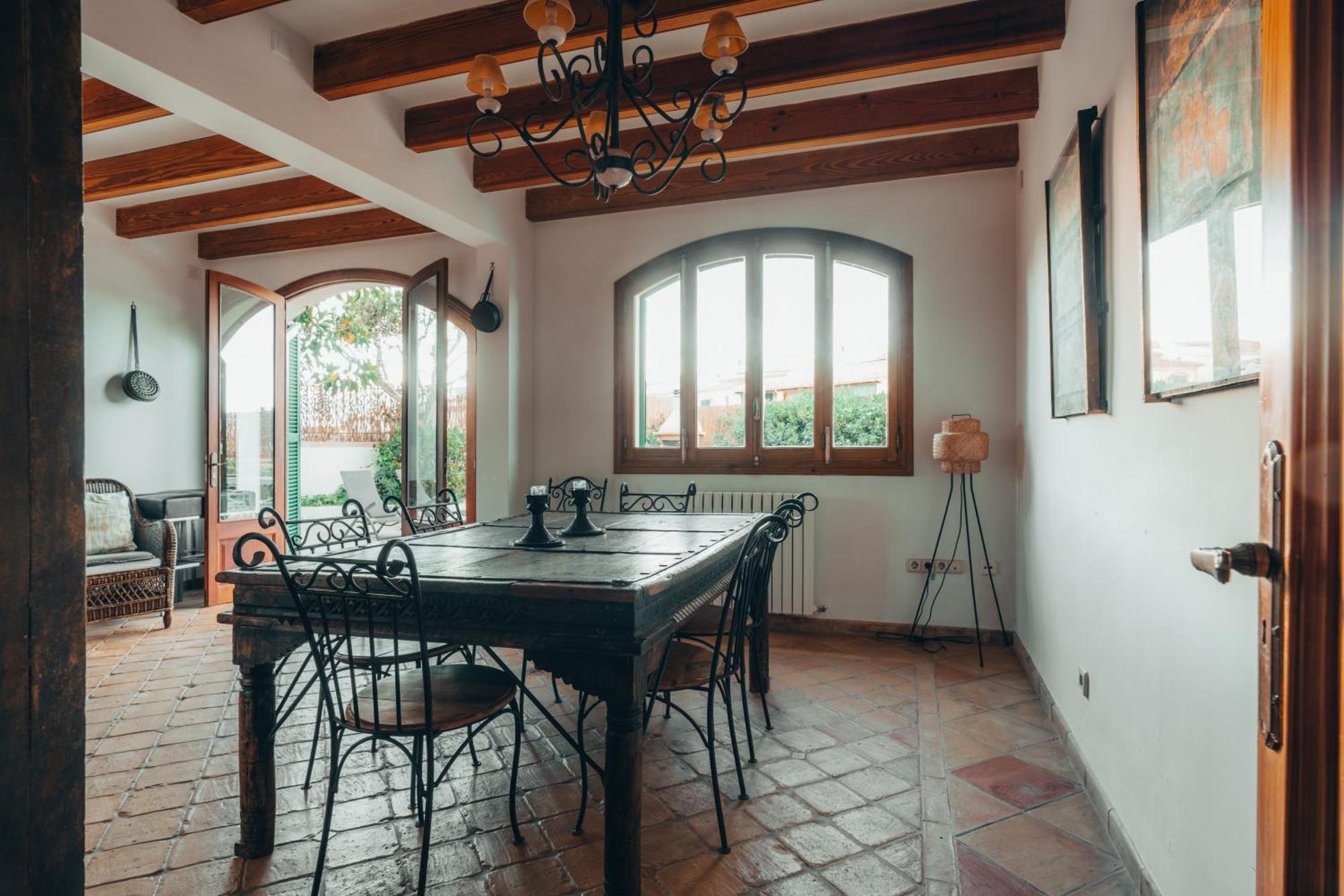 Mallorca Finca Haus Mit Pool Direkt Am Meer Es Trenc, Bootstour Moeglich סה רפיטה מראה חיצוני תמונה